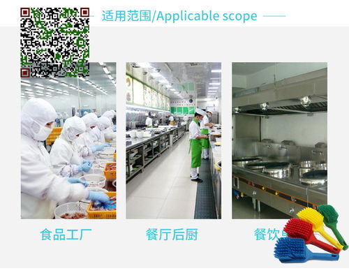 【清洁刷批发1310食品厂专用清洁刷圆柄手刷】- 